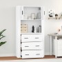 Aparador alto madera contrachapada blanco de vidaXL, Aparadores - Ref: Foro24-3185383, Precio: 169,13 €, Descuento: %