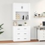 Aparador alto madera contrachapada blanco de vidaXL, Aparadores - Ref: Foro24-3185383, Precio: 169,13 €, Descuento: %