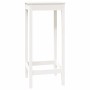 Mesa alta de bar madera maciza de pino blanco 50x50x110 cm de vidaXL, Mesas de cocina y de comedor - Ref: Foro24-833264, Prec...