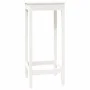 Mesa alta de bar madera maciza de pino blanco 50x50x110 cm de vidaXL, Mesas de cocina y de comedor - Ref: Foro24-833264, Prec...