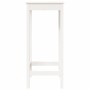 Mesa alta de bar madera maciza de pino blanco 50x50x110 cm de vidaXL, Mesas de cocina y de comedor - Ref: Foro24-833264, Prec...