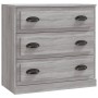 Aparadores 2 piezas madera contrachapada gris Sonoma de vidaXL, Aparadores - Ref: Foro24-3185245, Precio: 189,29 €, Descuento: %