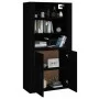 Hohes Sideboard Sperrholz schwarz von vidaXL, Sideboards - Ref: Foro24-3185360, Preis: 139,56 €, Rabatt: %