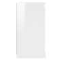 Aparadores 2 uds madera contrachapada blanco brillo de vidaXL, Aparadores - Ref: Foro24-3185225, Precio: 167,56 €, Descuento: %