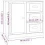 Sideboards 2 Stk. Sperrholz glänzend weiß von vidaXL, Sideboards - Ref: Foro24-3185225, Preis: 164,45 €, Rabatt: %