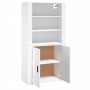 Aparador alto madera contrachapada blanco de vidaXL, Aparadores - Ref: Foro24-3185359, Precio: 143,07 €, Descuento: %