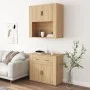 Aparador alto madera contrachapada color roble de vidaXL, Aparadores - Ref: Foro24-3185370, Precio: 172,32 €, Descuento: %