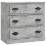 Aparadores 2 uds madera contrachapada gris hormigón de vidaXL, Aparadores - Ref: Foro24-3185243, Precio: 186,41 €, Descuento: %