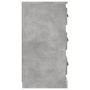Aparadores 2 uds madera contrachapada gris hormigón de vidaXL, Aparadores - Ref: Foro24-3185243, Precio: 186,41 €, Descuento: %
