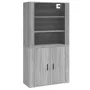 Aparador alto de madera contrachapada gris Sonoma de vidaXL, Aparadores - Ref: Foro24-3185365, Precio: 150,84 €, Descuento: %