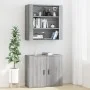 Aparador alto de madera contrachapada gris Sonoma de vidaXL, Aparadores - Ref: Foro24-3185365, Precio: 150,84 €, Descuento: %