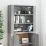 Aparador alto de madera contrachapada gris Sonoma de vidaXL, Aparadores - Ref: Foro24-3185365, Precio: 150,84 €, Descuento: %