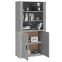 Aparador alto de madera contrachapada gris Sonoma de vidaXL, Aparadores - Ref: Foro24-3185365, Precio: 154,15 €, Descuento: %