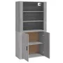 Aparador alto de madera contrachapada gris Sonoma de vidaXL, Aparadores - Ref: Foro24-3185365, Precio: 150,84 €, Descuento: %