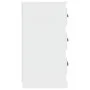 Aparadores 2 piezas madera contrachapada blanco de vidaXL, Aparadores - Ref: Foro24-3185239, Precio: 189,55 €, Descuento: %