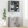 Aparador alto de madera contrachapada gris Sonoma de vidaXL, Aparadores - Ref: Foro24-3185381, Precio: 159,10 €, Descuento: %