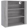 Aparador alto de madera contrachapada gris Sonoma de vidaXL, Aparadores - Ref: Foro24-3185381, Precio: 159,10 €, Descuento: %