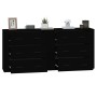 Aparadores 2 uds madera contrachapada negro de vidaXL, Aparadores - Ref: Foro24-3185408, Precio: 197,33 €, Descuento: %