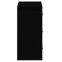 Aparadores 2 uds madera contrachapada negro de vidaXL, Aparadores - Ref: Foro24-3185408, Precio: 194,34 €, Descuento: %