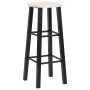 Taburetes de cocina 2 unidades MDF negros de vidaXL, Taburetes de cocina - Ref: Foro24-284388, Precio: 63,17 €, Descuento: %