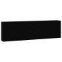 Aparadores 3 piezas madera contrachapada negro de vidaXL, Aparadores - Ref: Foro24-3185400, Precio: 268,22 €, Descuento: %