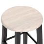 Taburetes de cocina 2 unidades MDF negros de vidaXL, Taburetes de cocina - Ref: Foro24-284388, Precio: 63,17 €, Descuento: %