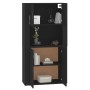 Aparador alto madera contrachapada negro de vidaXL, Aparadores - Ref: Foro24-3185352, Precio: 172,18 €, Descuento: %