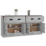 Aparadores 2 uds madera contrachapada gris hormigón de vidaXL, Aparadores - Ref: Foro24-3185267, Precio: 185,95 €, Descuento: %