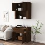 Aparador alto madera contrachapada marrón roble de vidaXL, Aparadores - Ref: Foro24-3185374, Precio: 142,01 €, Descuento: %