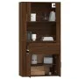 Aparador alto madera contrachapada marrón roble de vidaXL, Aparadores - Ref: Foro24-3185374, Precio: 135,96 €, Descuento: %