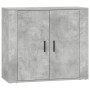 Aparadores 3 piezas madera contrachapada gris hormigón de vidaXL, Aparadores - Ref: Foro24-3185419, Precio: 262,03 €, Descuen...