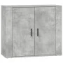 Aparadores 3 piezas madera contrachapada gris hormigón de vidaXL, Aparadores - Ref: Foro24-3185419, Precio: 257,08 €, Descuen...