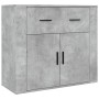 Aparador alto madera contrachapada gris hormigón de vidaXL, Aparadores - Ref: Foro24-3185379, Precio: 169,86 €, Descuento: %