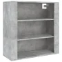 Aparador alto madera contrachapada gris hormigón de vidaXL, Aparadores - Ref: Foro24-3185379, Precio: 166,91 €, Descuento: %