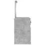 Tocador con espejo gris hormigón 130x50x132,5 cm de vidaXL, Tocadores para dormitorios - Ref: Foro24-3185339, Precio: 149,37 ...