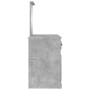 Tocador con espejo gris hormigón 130x50x132,5 cm de vidaXL, Tocadores para dormitorios - Ref: Foro24-3185339, Precio: 151,29 ...