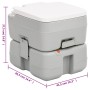 Juego de inodoro con lavabo portátil para camping de vidaXL, Camping y senderismo - Ref: Foro24-3186666, Precio: 246,43 €, De...