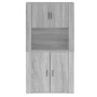 Aparador alto de madera contrachapada gris Sonoma de vidaXL, Aparadores - Ref: Foro24-3185357, Precio: 164,18 €, Descuento: %