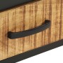 Mesita de noche de madera de mango rugosa 40x40x35 cm de vidaXL, Mesitas de noche - Ref: Foro24-288472, Precio: 72,93 €, Desc...