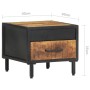Mesita de noche de madera de mango rugosa 40x40x35 cm de vidaXL, Mesitas de noche - Ref: Foro24-288472, Precio: 72,93 €, Desc...
