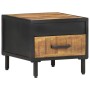 Mesita de noche de madera de mango rugosa 40x40x35 cm de vidaXL, Mesitas de noche - Ref: Foro24-288472, Precio: 72,93 €, Desc...
