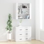 Aparador alto madera contrachapada blanco de vidaXL, Aparadores - Ref: Foro24-3185391, Precio: 154,36 €, Descuento: %