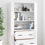Aparador alto madera contrachapada blanco de vidaXL, Aparadores - Ref: Foro24-3185391, Precio: 154,36 €, Descuento: %