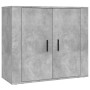 Aparador alto madera contrachapada gris hormigón de vidaXL, Aparadores - Ref: Foro24-3185363, Precio: 162,25 €, Descuento: %