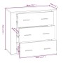 Aparador alto madera contrachapada blanco de vidaXL, Aparadores - Ref: Foro24-3185391, Precio: 154,36 €, Descuento: %