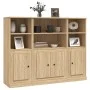 Aparador alto 3 piezas madera contrachapada roble Sonoma de vidaXL, Aparadores - Ref: Foro24-3185306, Precio: 196,15 €, Descu...
