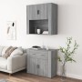 Aparador alto de madera contrachapada gris Sonoma de vidaXL, Aparadores - Ref: Foro24-3185373, Precio: 165,93 €, Descuento: %