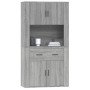 Aparador alto de madera contrachapada gris Sonoma de vidaXL, Aparadores - Ref: Foro24-3185373, Precio: 165,93 €, Descuento: %