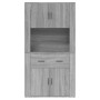 Aparador alto de madera contrachapada gris Sonoma de vidaXL, Aparadores - Ref: Foro24-3185373, Precio: 165,93 €, Descuento: %