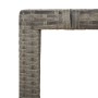 Mesa de jardín ratán PE gris y superficie madera maciza acacia de vidaXL, Mesas de jardín - Ref: Foro24-319549, Precio: 97,85...
